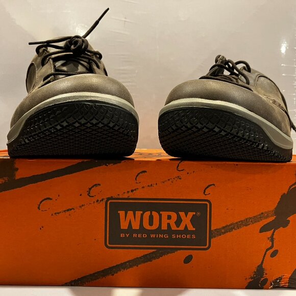 Worx Zink Red Wing Leather Shoes Oxford Soft-Toe Electrical Hazard Men's Size 13 - Picture 2 of 11